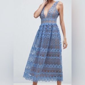 ASOS Lace Midi Dress